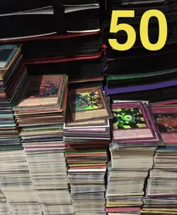 YUGIOH Bundle 50 Cards Collection LOB-Current Sets Secret Super Ultra HOLOS!! - Image 1