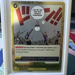 You're the One Who Should Disappear OP06-115 Wings of the Captain One Piece NM R - Image 1