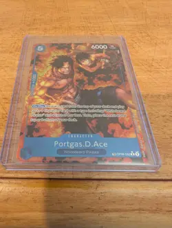 Portgas.D.Ace (TR) OP08-052 Treasure Rare Royal Blood Foil English One Piece - Image 1