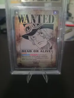 2025 One Piece Carrying On His Will OP13-120 Sabo WANTED POSTER BGS 10 PRISTINE - Image 2