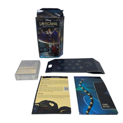 Disney Lorcana: Rise of the Floodborn Starter Deck Amber and Sapphire No Booster - Image 1