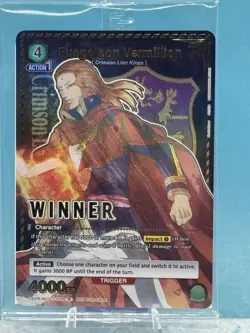 Union Arena CCG Sealed Winner Card Fuegoleon Vermillion UEPR/BCV-1-039 Rare - Image 1