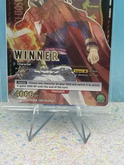 Union Arena CCG Sealed Winner Card Fuegoleon Vermillion UEPR/BCV-1-039 Rare - Image 3