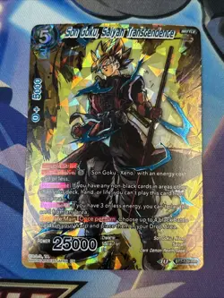 Dragon Ball Super Card Game BT7 129 ISR Son Goku Saiyan Transcendence Foil Rare - Image 1