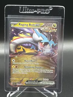 Raging Bolt ex 123/162 Temporal Forces Double Rare Holo Pokemon Card - Image 2