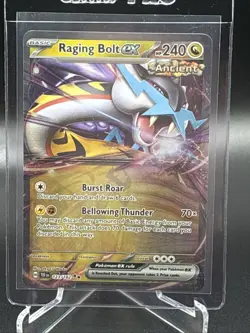 Raging Bolt ex 123/162 Temporal Forces Double Rare Holo Pokemon Card - Image 3
