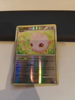 Igglybuff 44/123 Reverse Holo 2010 HeartGold SoulSilver Pokemon Card NM - Image 1