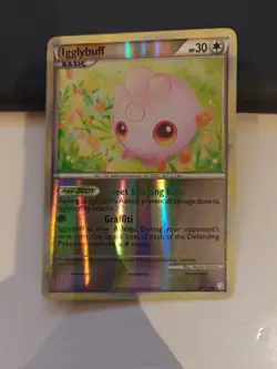 Igglybuff 44/123 Reverse Holo 2010 HeartGold SoulSilver Pokemon Card NM - Image 2