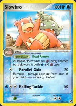 Slowbro 13/115 Rare (EX Unseen Forces) Deck Exclusives Pokemon Card MP - Image 1