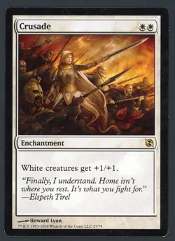 MP/HP Crusade (Banned) Duel Decks: Elspeth vs Tezzeret 27/79 MTG Card (B) B17 - Image 1