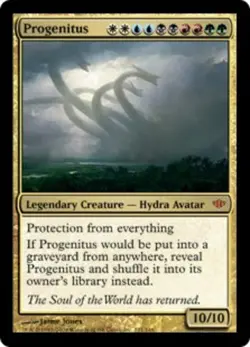 Slightly Played, English - 1 x MTG Progenitus Conflux - Image 1