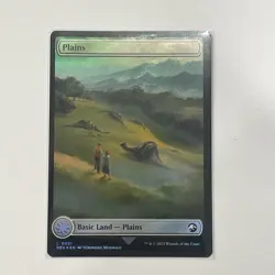 Magic the Gathering the Lost Caverns of Ixalan Plains Full Art Jurassic Park - Image 1