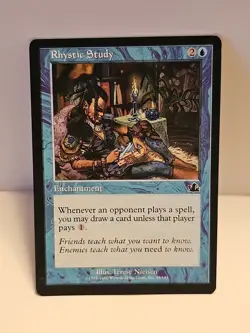 🔥🔥 Rhystic Study 🔥🔥 MTG Prophecy MT/NM Magic the Gathering - Image 1