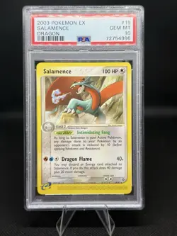 Pokemon TCG Salamence 19/97 EX Dragon PSA 10 - Image 1