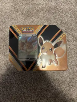 Pokemon TCG V Powers Tin Eevee V Factory Sealed NEW - Image 1