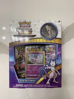 Pokemon TCG Shining Legends Mewtwo Pin Collection Box 2017 Sealed Great Box - Image 3