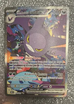 Pokemon TCG Team Rockets Crobat EX Destined Rivals #234/182 Sir NM Condition - Image 1