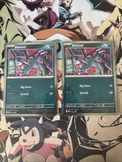 TCG Pokemon TCG Phantasmal Flames Sneasel Black Star Promo Cosmos Holo 020 X1 - Image 1