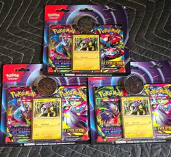 Pokemon TCG: Raikou 2 Pack Checklane Blister (QTY 3) - Image 1