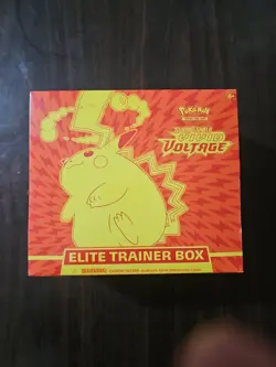 Pokemon Sword & Shield Vivid Voltage Elite Trainer Box ETB New Sealed Small Tear - Image 1