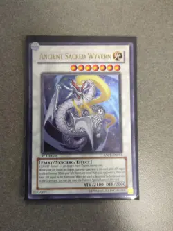 Yu-Gi-Oh Ancient Sacred Wyvern ANPR-EN043 Ultimate Rare NM Condition 1st Edition - Image 1