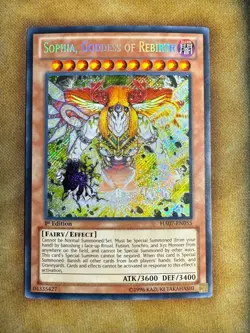 Yugioh Sophia, Goddess of Rebirth HA07-EN055 Secret Rare 1st Ed NM - Image 1