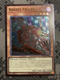 YuGiOh Rokket Tracer OP30-EN001 Ultimate Rare Mint NEW - Image 1