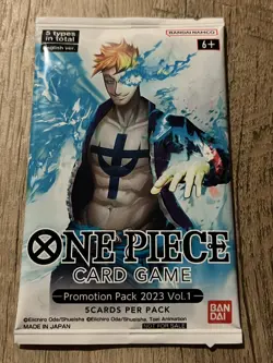 One Piece Factory Sealed Promotion Pack 2023 Vol 1 English - Image 1