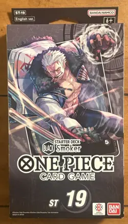 One Piece TCG Black Smoker Starter Deck (ST-19) Brand New Sealed With PRB01 Pack - Image 1
