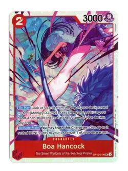 Boa Hancock OP12-014 SR Foil One Piece Legacy of the Master English NM - Image 1