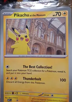 Pokemon Pikachu At The Museum Jumbo Card X10 - Image 2