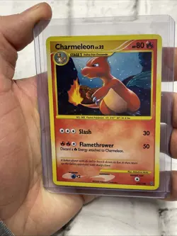 Pokemon Charmeleon Holo Secret Rare 102/100 Stormfront MP+ Pokemon Rare Card TCG - Image 1