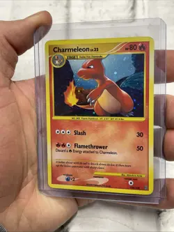 Pokemon Charmeleon Holo Secret Rare 102/100 Stormfront MP+ Pokemon Rare Card TCG - Image 2