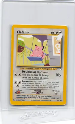 CLEFAIRY 30/111 - Neo Genesis - VINTAGE WOTC Pokemon Card - Unlimited - HP - Image 1