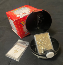 Sealed Pokemon 23k Gold Plated Card 1999 Burger King Complete Set - Image 5
