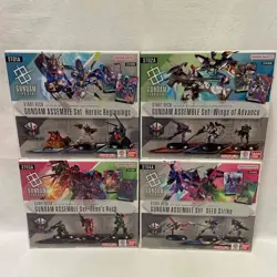Gundam Card Game Starter Deck 4 Set ST01A ST02A ST03A ST04A Japan Exclusive New - Image 1