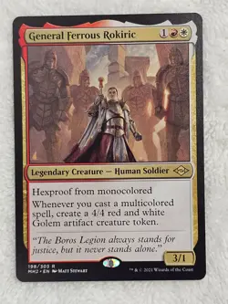 MTG General Ferrous Rokiric #198 Modern Horizons 2 2021 Magic Card Rare NM - Image 2