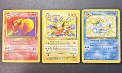 Vintage Jungle Pokemon 3-Card Lot: Non Holo Rares- Jolteon, Flareon, Vaporeon-LP - Image 2