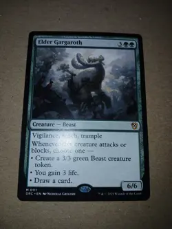 ~ Elder Gargaroth ~ NM ~ Commander: Aetherdrift ~ MTG ~ - Image 2