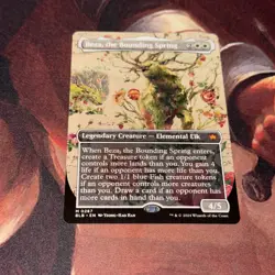Beza, The Bounding Spring X1 Mtg Bloomburrow Nm Borderless - Image 1