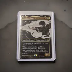 Borderless FIRE LORD ZUKO x1 mtg NM-M The Last Airbender 1 Rare - Image 1