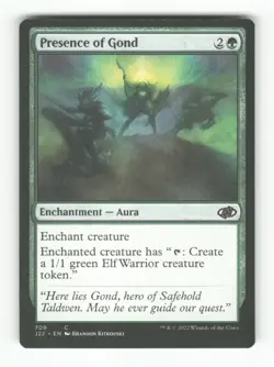 Presence of Gond C Jumpstart 2022 709 NM Normal MTG - Image 1