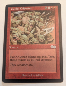 Magic Mtg Urza's Saga Goblin Offensive near mint - Image 1