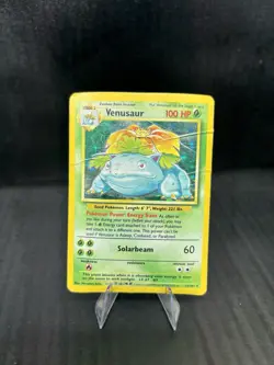 Pokemon TCG Base Set 1999 Venusaur 15/102 DAMAGED - Image 2