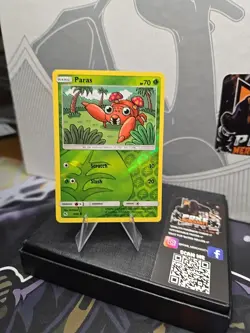 Paras 4/68 Common Reverse Holo - Pokemon Hidden Fates - Image 1