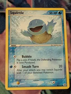 Squirtle 83/112 FireRed LeafGreen LP Pokemon - Image 1