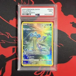 2023 POKEMON SWORD & SHIELD CROWN ZENITH #GG05 FULL ART/LAPRAS PSA 9 - Image 1