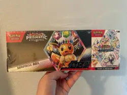 Pokemon Prismatic Evolutions Sam's Club Exclusive Surprise Box + Booster Bundle - Image 1