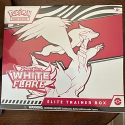 POKEMON -Scarlet & Violet- WHITE FLARE ETB - Elite Trainer Box - Sealed - NEW - Image 1