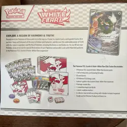 POKEMON -Scarlet & Violet- WHITE FLARE ETB - Elite Trainer Box - Sealed - NEW - Image 2